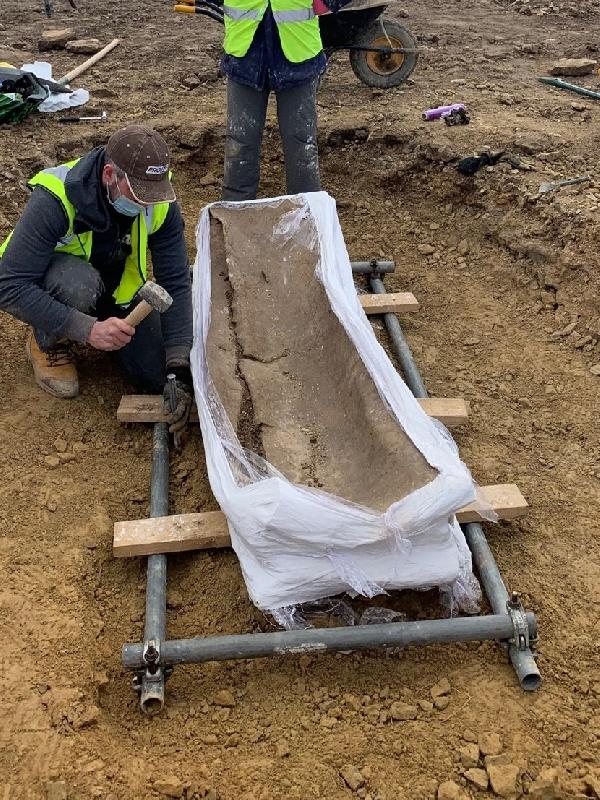 İngiltere’de kurşun lahitte Romalı bir aristokratın iskelet kalıntıları bulundu