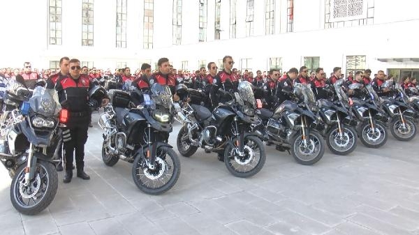 Ankara'da Yunus polisleri, motosikletli göreve başladı