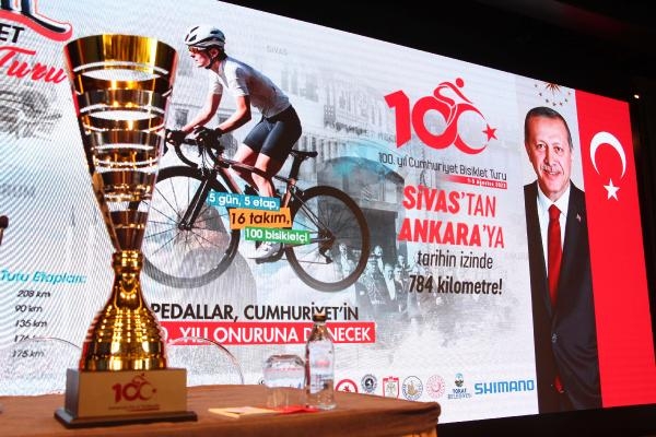 784 kilometrelik 100. Yıl Bisiklet Turu lansmanı Samsun’da yapıldı