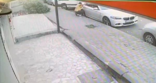 Sultangazi'de hayalet ekran hırsızlığı kamerada