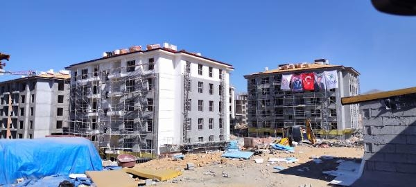 Malatya'da depremzede konutları hızla yükseliyor