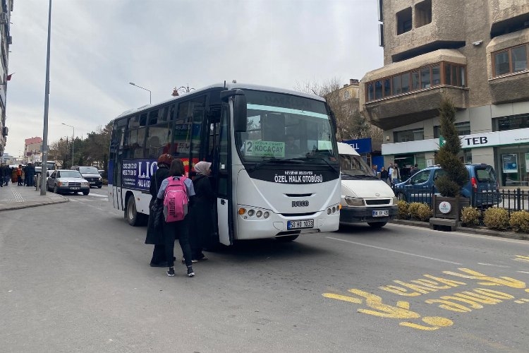 Nevşehir'de otobüs güzergahında değişiklik