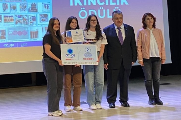 Bursa Gemlik Fen Lisesi'nden Türkiye ikinciliği
