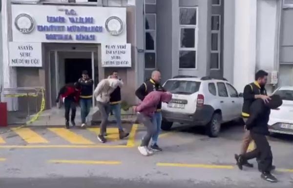 İzmir'de otomobil galerisine pompalı tüfekli saldırıda 4 tutuklama 